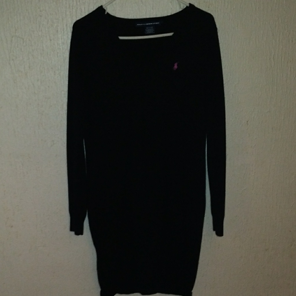 Ralph Lauren V Neck Knit Dress